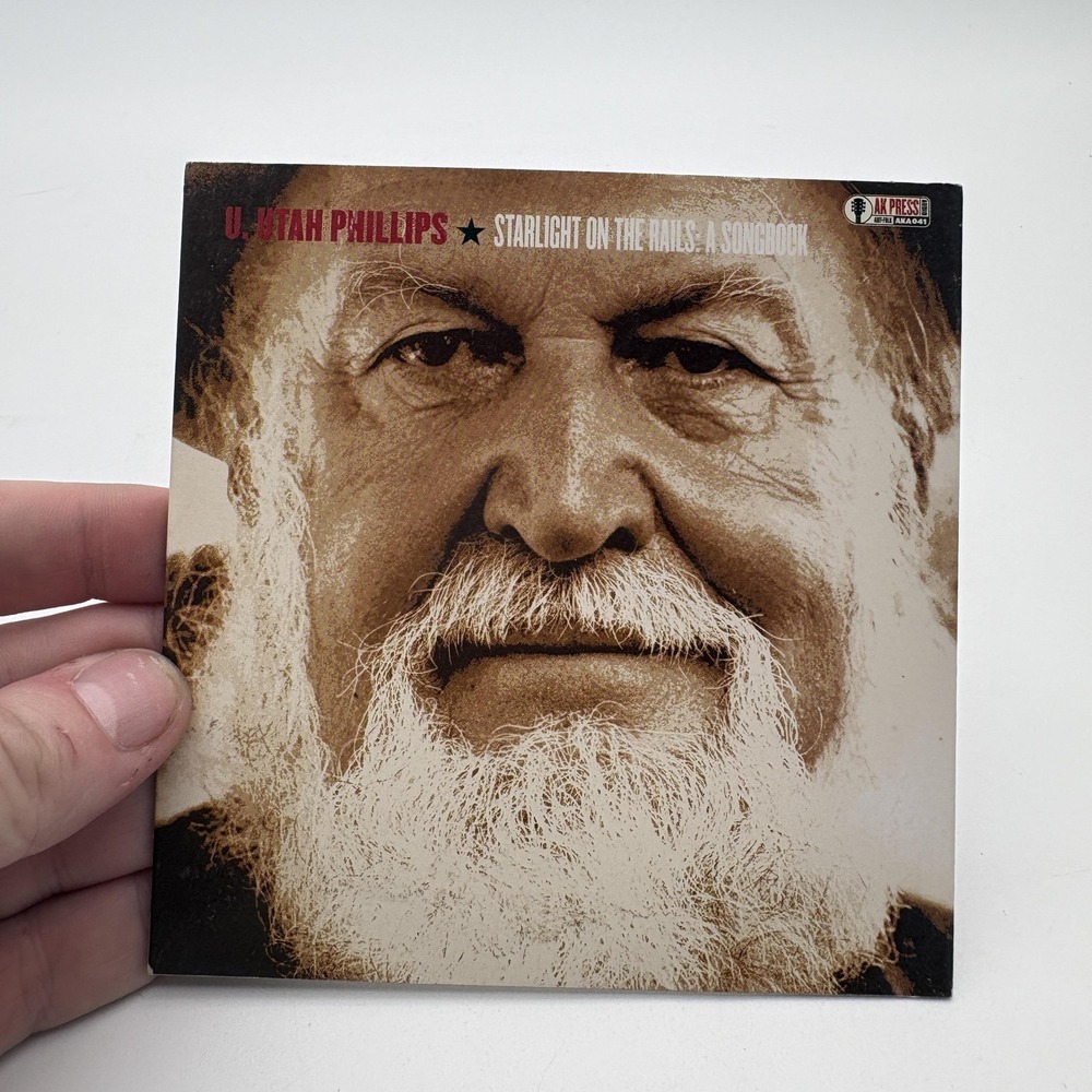 U.‎ Utah Phillips CD Starlight On The Rails Folk Box Set Promo AK Press 2005
